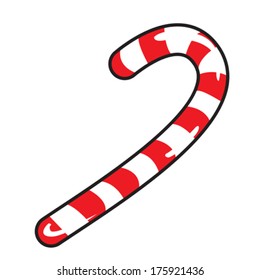 traditional christmas candy cane