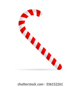 Traditional Christmas candy cane