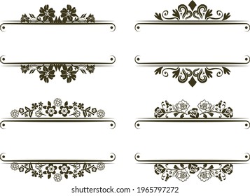 Traditional classic antique frameset material
