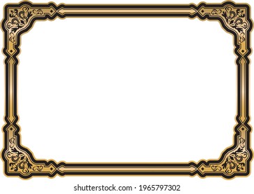 Traditional classic antique frameset material
