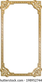 Traditional classic antique frameset material
