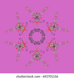 Traditional classic ornament. Vintage pattern with arabesques. Oriental vector pattern with arabesques and floral elements.