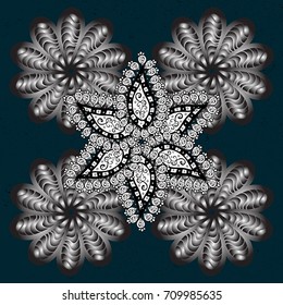 Traditional classic ornament. Vintage pattern with arabesques. Oriental vector pattern with arabesques and floral elements.