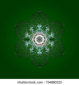 Traditional classic ornament. Vintage pattern with arabesques. Oriental vector pattern with arabesques and floral elements.