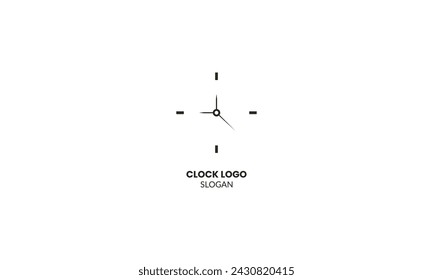 A traditional clock logo with classic hands, representing reliability and tradition.