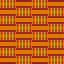Traditional Cloth Kente. African Print. Tribal Seamless Pattern. Geometric Fabric Design.