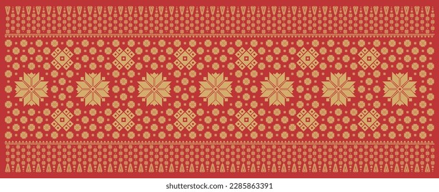 Traditional cloth patterns that are usually used for cultural events and become sacred symbols in certain regions