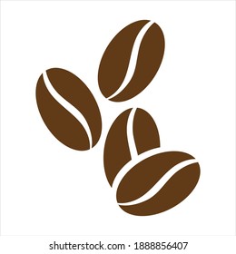 plantilla de ilustración de icono de judía de café tradicional