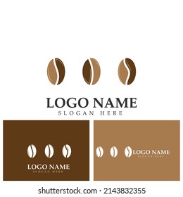 traditional coffee bean icon vector illustration template