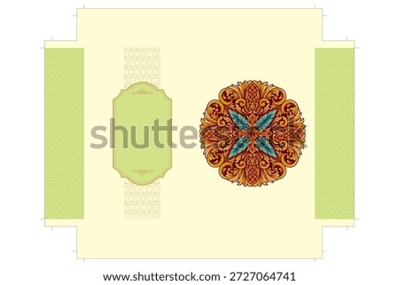 TRADITIONAL COMMON SWEETS BOX design 