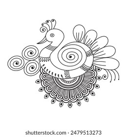 Traditional and Cultural Beautiful pattern design, tattoo design, mandala patterns, Arabic patterns, Rangoli, Alpona, Kolam, Paisley line art.