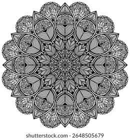 Traditional and Cultural Beautiful pattern design, tattoo design, mandala patterns, Arabic patterns, Rangoli, Alpona, Kolam, Paisley line art. 