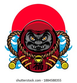 traditional daruma vector, vector EPS 10