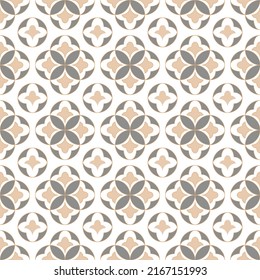 Traditional decorative color  portuguese seamless vector pattern. The tile is azulejo. Geometric patterns and backgrounds for your design. Vector illustration.