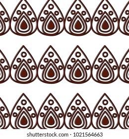 traditional decorative ornate pattern hindu ethnic symbol textile