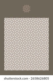 Traditionelle Dekorative Muster Design Collection
