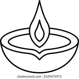 Traditionelle Diya-Ikone, die Licht, Spiritualität und kulturelles Erbe repräsentiert, perfekt, um religiöse Zeremonien, Festivals und festliche Veranstaltungen mit einem schönen und erhellenden Design hervorzuheben