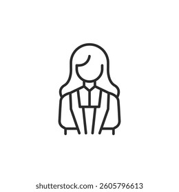 Traditional dress icon. Simple dress icon for social media, app, and web design. Vector illustration
