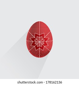 Traditional easter egg