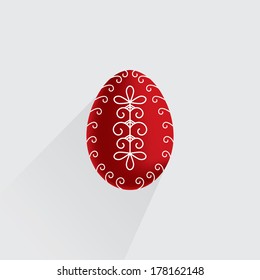 Traditional easter egg