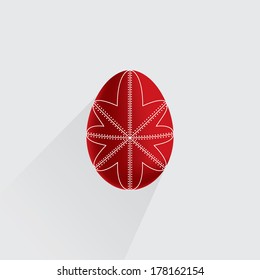 Traditional easter egg