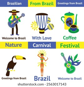 traditional elements of Brazil Brazil holiday