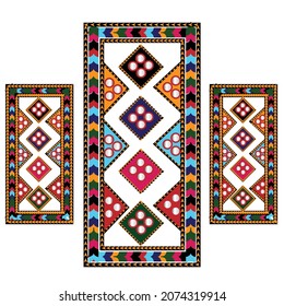 traditional embroidery pattern ,seamless folk art