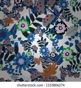 Traditional ethnic background in red, violet and purple colors. Vector colorful kaleidoscopic seamless pattern for textile, ceramic tiles, wallpapers and fabric.