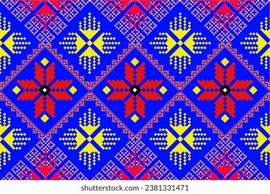 Traditional ethnic fabric pattern, seamless pattern design for textiles, rugs, wallpaper, clothing, sarong, scarf, batik, wrap, embroidery, print, background, vector illustration. new yearpattern.