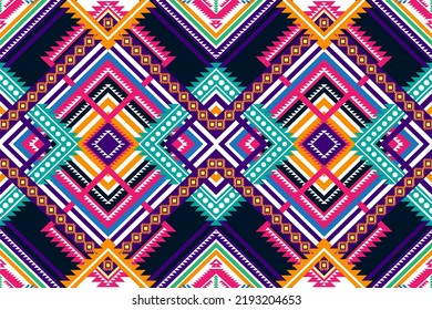 traditionelles, geometrisches Muster, Hintergrunddesign für Hintergründe Teppichboden Tapeten-Wrackbekleidung, nahtlose Stickerei, Vektorgrafik