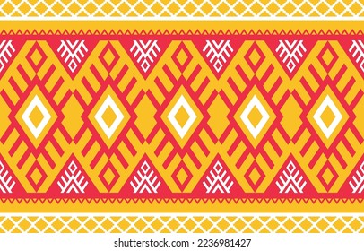 Traditional ethnic geometric pattern. Seamless ethnic design for wallpaper, textile, clothing. Ethnic style vector illustration.