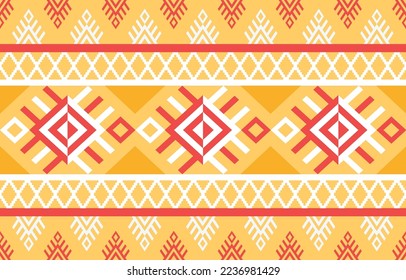 Patrón geométrico étnico tradicional. Diseño étnico sin inconvenientes para papel pintado, textiles, ropa. Ilustración vectorial de estilo étnico.