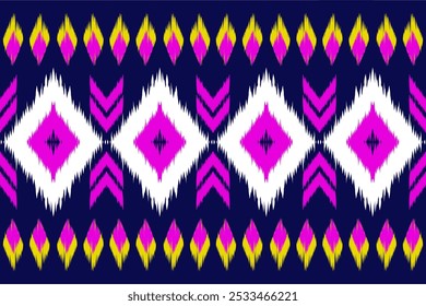  Traditional ethnic, ikat, geometric, ethnic,culture, fabric pattern for textiles,rugs,wallpaper,clothing,sarong,batik,wrap,embroidery,print,background, illustration, cover