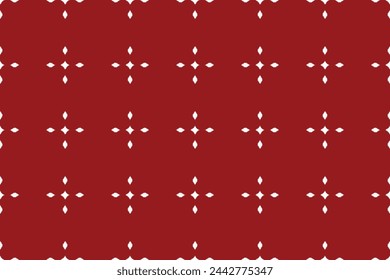 Traditional Ethnic ikat motif fabric pattern geometric style.African Ikat embroidery Ethnic oriental pattern red background wallpaper. Abstract,vector,illustration.Texture,frame,decoration.