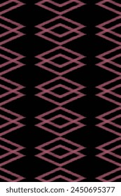 Traditional Ethnic ikat motif fabric background pattern geometric .African Ikat embroidery Ethnic oriental pattern black background wallpaper. Abstract,vector,illustration.Texture,frame,decoration.