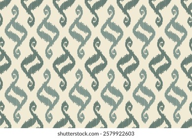 Traditional Ethnic ikat motif fabric pattern geometric background.African Ikat embroidery Ethnic oriental pattern background wallpaper. Abstract, vector, illustration.Texture, frame, decoration.