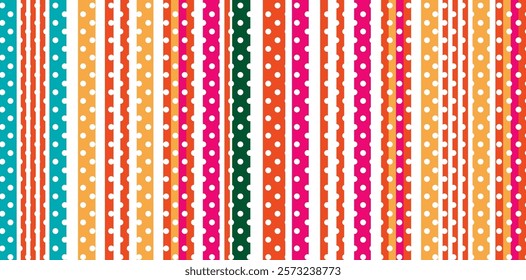 Traditional Ethnic Line Pattern, Seamless Decorative Geometric, Abstract Seamless Dot Line Red Pattern