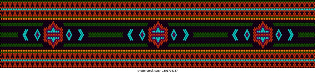 Traditional ethnic ornament for use on fabrics, tiles, ceramics and other interior details.