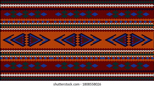 Traditional ethnic ornament for use on fabrics, tiles, ceramics and other interior details.