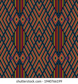 Traditional ethnic ornament for use on fabrics, tiles, ceramics and other interior details.