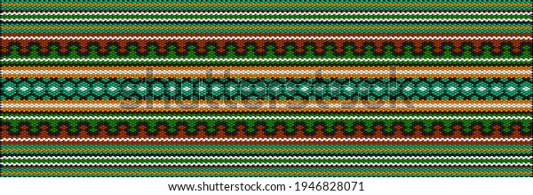 Traditional ethnic ornament for use on walls, fabrics, tiles, ceramics and other interior details.