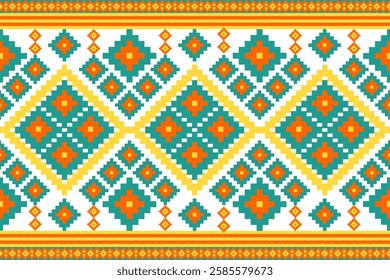 Traditional ethnic pattern design for background, wall paper and fabrics 