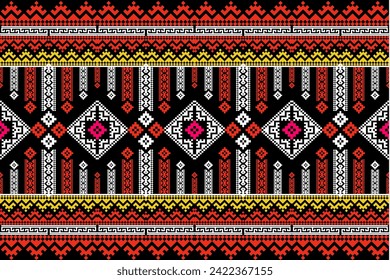 Traditional ethnic,geometric ethnic fabric pattern for textiles,rugs,wallpaper,clothing,sarong,batik,wrap,embroidery,print,background,vector illustration