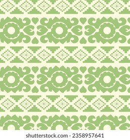 Traditional etnic pattern background vector (batik,songket,tenun).