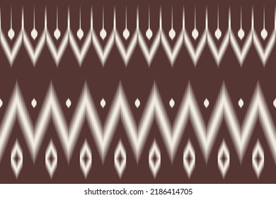 traditional fabric pattern, folk fabric, geometric pattern, yarn, brown background