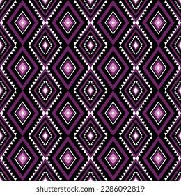 Traditional fabric pattern, purple color, inheriting the history of diamond fabric pattern