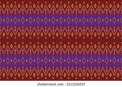 Patrones de tela tradicionales, tela sarong, tela tiao, seda, estilo retro, de formas geométricas Diseñadas para tejer negocios