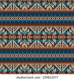 Traditional Fair Isle Pattern Seamless 