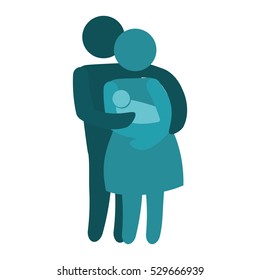 traditional family icon image vector illustration design 