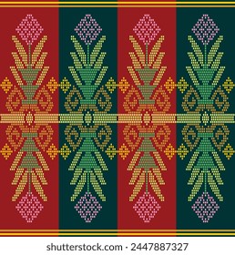 Traditional Filipino Inaul Woven Pattern